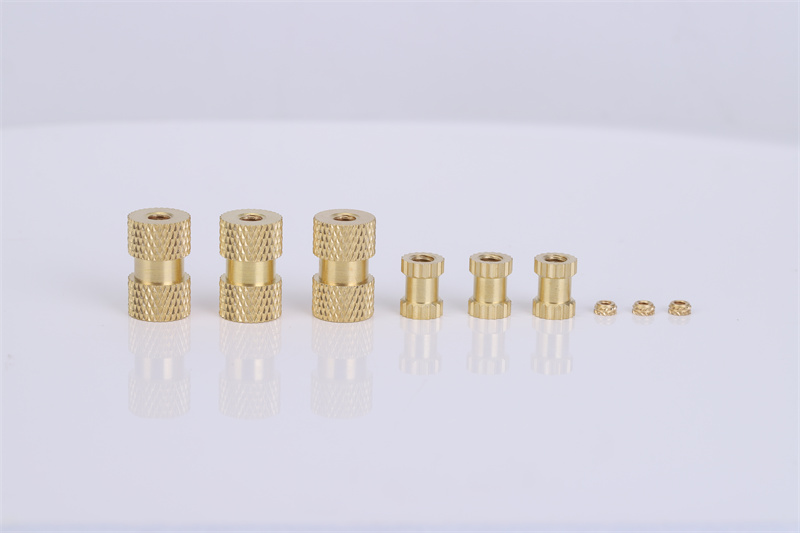 滾花注塑銅螺母