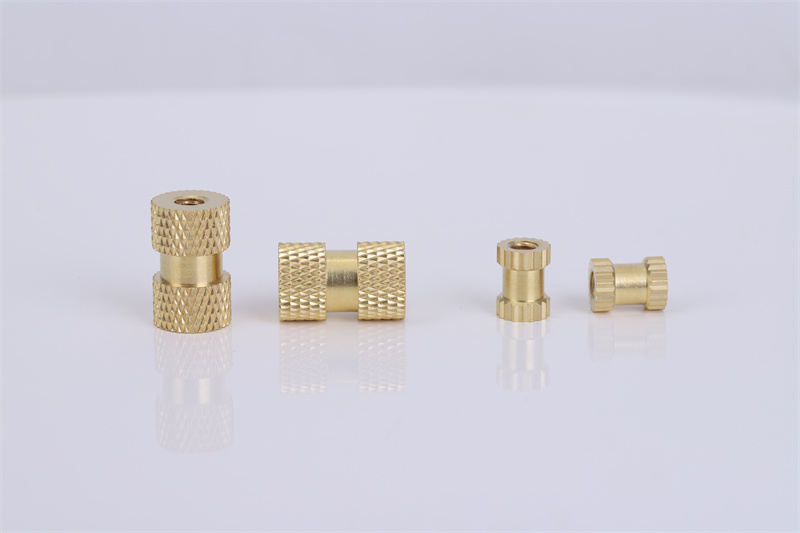 滾花注塑銅螺母